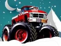 Snowy Track Monster Truck Challenge