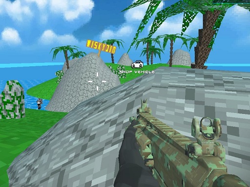 Blocky SWAT Desert Storm Battle
