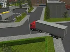 Semi Driver 3D Trailer Parking Online Game