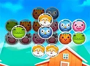 Animal Tiles Match Puzzle Game