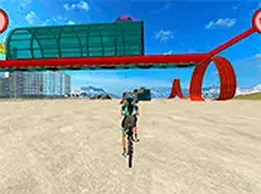Impossible Stunt Bicycle Racing Online Game