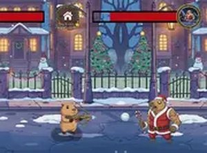 Capybara Winter Curse Shooting Game