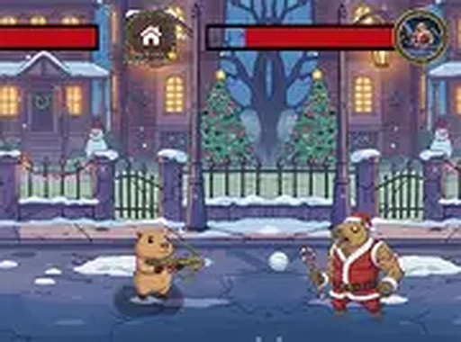 Capybara Winter Curse Shooting Game
