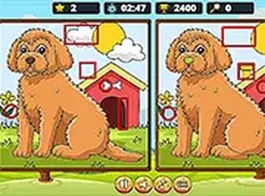 Dogs: Spot The Differences Online Puzzle Game