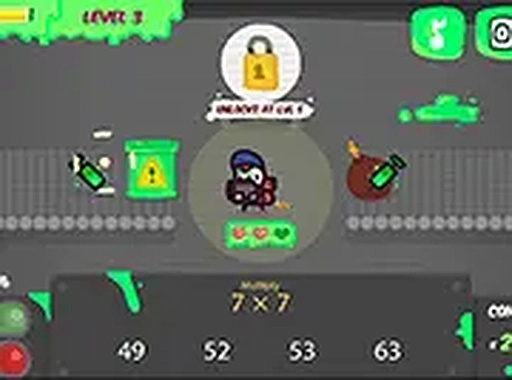 Danger Pit Math Puzzle Game Online