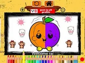 Easy Apple Coloring Book Online Game