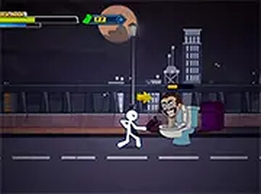 Stickman vs Skibidi Toilet Fighting Game Arcade Game